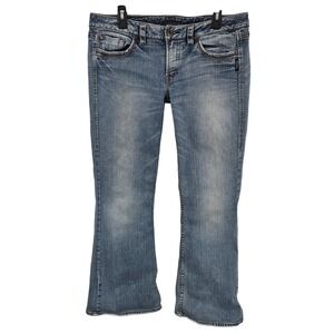 Y2K Silver‎ Jeans Lola Women 34X30 Low Rise Bootcut Stretch 00s Preppy READ